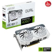 ASUS DUAL-RTX4060TI-O8G-WHITE RTX4060TI 8GB GDDR6X 128Bit 3xDP/1xHDMI