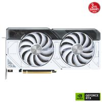 ASUS DUAL-RTX4070S-O12G-WHITE NVIDIA GEFORCE RTX 4070 SUPER 12GB GDDR6X 192bit 2550MHz OC HDMI 3xDP DLSS3 EKRAN KARTI