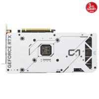 ASUS DUAL-RTX4070S-O12G-WHITE NVIDIA GEFORCE RTX 4070 SUPER 12GB GDDR6X 192bit 2550MHz OC HDMI 3xDP DLSS3 EKRAN KARTI