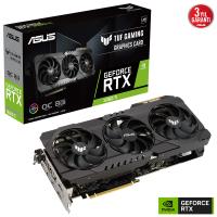 ASUS TUF-RTX3060TI-O8GD6X-GAMING 8 GB GDDR6X 1785 OC MHz 256bit 2xHDMI 3xDP EKRAN KARTI