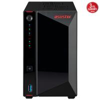 ASUSTOR AS5402T Intel N5105 2 Yuvalı (2X22TB Desteği) 4GB DDR4 (8GB Ram Desteği) M.2 x4, 2.5GbE x2, USB 3.2 x2, HDMI 2.0b x1, NAS DEPOLAMA ÜNİTESİ