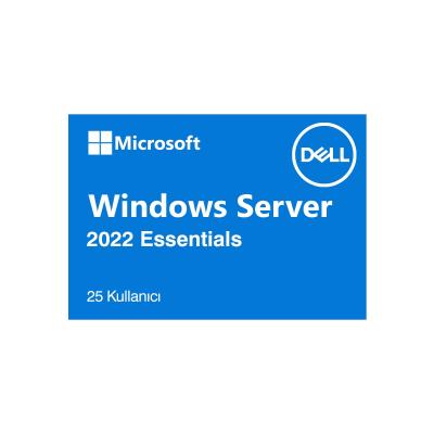 DELL WINDOWS SERVER 2022 ESSENTIAL W2K22ESN-ROK LİSANS  (25 KULLANICI)