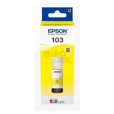 EPSON 103 C13T00S44A SARI MÜREKKEP 65ML