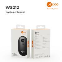 LECOO WS212 KABLOSUZ 1600 DPI SİYAH MOUSE