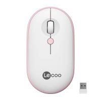 LECOO WS212 KABLOSUZ 1600 DPI BEYAZ/PEMBE MOUSE