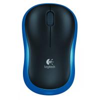 LOGITECH M185 KABLOSUZ 1000 DPI MAVİ MOUSE 910-002236