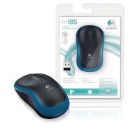 LOGITECH M185 KABLOSUZ 1000 DPI MAVİ MOUSE 910-002236