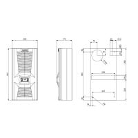 PLASTİM Pad0380.01 Desıgn Serisi 380W Standart Pano Kliması