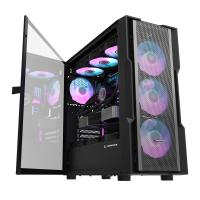 RAMPAGE INFINITY MESH PSU YOK 4x12CM ARGB FAN E-ATX TEMPERED GLASS 2xUSB2.0/1xUSB3.0 SİYAH MID TOWER GAMİNG KASA