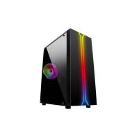 TURBOX LARNEAN X310B 400W 1x12CM RGB FAN ATX USB 3.0 SİYAH GAMING KASA