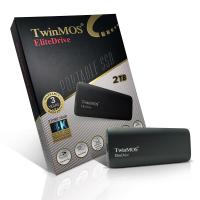 TWINMOS EXTERNAL SSD 2TB USB3.2/TYPE-C SIYAH HARICI SSD PSSD2TBMEDB